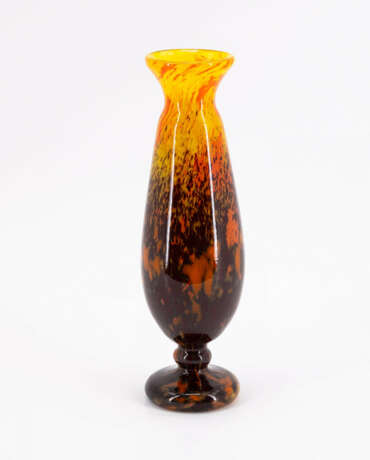 Charles Schneider, Charles. "Schneider".. LARGE BALUSTER VASE WITH STURDY FOOT - photo 3