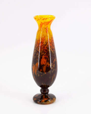 Charles Schneider, Charles. "Schneider".. LARGE BALUSTER VASE WITH STURDY FOOT - photo 4