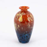 Charles Schneider, Charles. "Schneider".. SMALL GLASS BALUSTER VASE "JADES" - photo 2