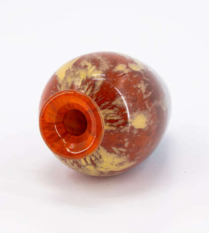 Charles Schneider, Charles. "Schneider".. SMALL GLASS BALUSTER VASE "JADES" - photo 5