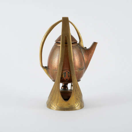 Edward Hueck. NINE-PART METAL ART NOUVEAU TEA SERVICE - photo 3