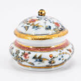 Meissen. PORCELAIN SUGAR BOWL WITH OVER-DECORATED BIRD AND ROCK DECOR - photo 3