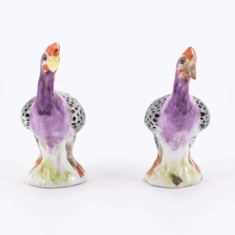 Meissen. TWO SMALL PORCELAIN GUINEA FOWLS - фото 4