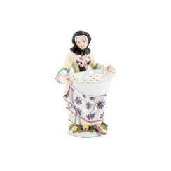 Meissen. PORCELAIN FIGURINE OF A PLANTER IN THE FORM OF A GARDENER