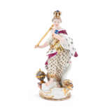 Meissen. PORCELAIN FIGURINE OF THE ALLEGORY OF EUROPE - photo 1