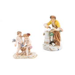 Meissen. PORCELAIN FIGURINE OF A TINKER