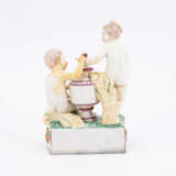 Ludwigsburg. PORCELAIN PAIR OF CUPID FIGURINES AS AN ALLEGORY OF THE AUTUMN - фото 3