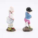 Höchst. TWO PORCELAIN FIGURINES OF CHILDREN - фото 4