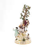 Meissen. EXCEPTIONAL PORCELAIN MUSICIAN ENSEMBLE AT THE TREE - photo 1