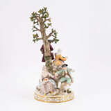 Meissen. EXCEPTIONAL PORCELAIN MUSICIAN ENSEMBLE AT THE TREE - photo 3