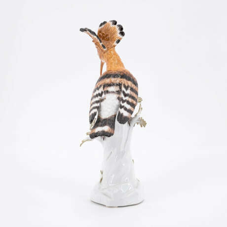 Meissen. PORCELAIN HOOPPOE ON A TRUNK WITH MAY BUG - photo 3