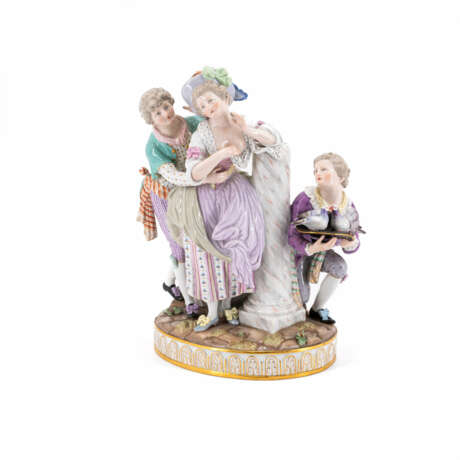 Meissen. LARGE PORCELAIN ENSEMBLE "DIE ANNÄHERUNG" - photo 1