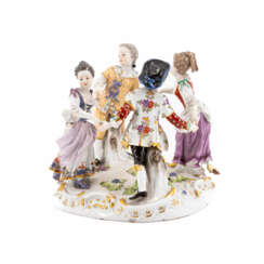 Meissen. PORCELAIN ENSEMBLE OF THE CHILDREN'S ROUND DANCE