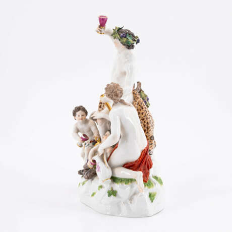 Meissen. LARGE PORCELAIN FIGURE "BACCHUSGRUPPE" - photo 2