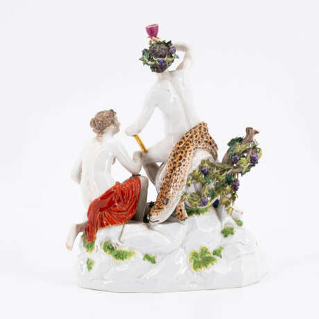 Meissen. LARGE PORCELAIN FIGURE "BACCHUSGRUPPE" - photo 3