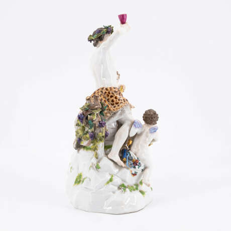 Meissen. LARGE PORCELAIN FIGURE "BACCHUSGRUPPE" - photo 4