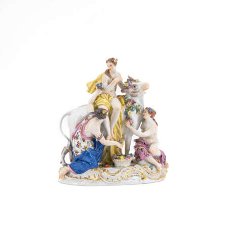 Meissen. PORCELAIN FIGURINE OF EUROPA ON THE BULL - фото 1