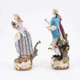 Meissen. PAIR OF LARGE PORCELAIN FIGURINES OF A SHEPERD AND SHEPERDESS - фото 2