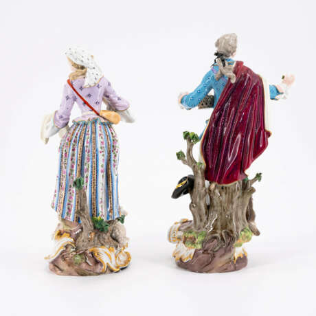 Meissen. PAIR OF LARGE PORCELAIN FIGURINES OF A SHEPERD AND SHEPERDESS - фото 3