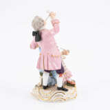 Meissen. PORCELAIN FIGURINE OF A PIPE-SMOKING COUPLE - photo 4