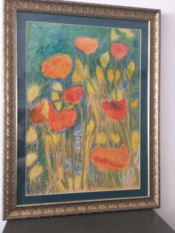 „Tulpen - Maki. Inspiration“ Siehe Beschreibung Impressionismus Landschaftsmalerei январь-февраль 2014 г. - Foto 2