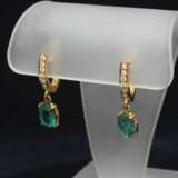 Gold jewelry set with emeralds Gold Other style 21th century - photo 2