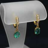 Gold jewelry set with emeralds Gold Other style 21th century - photo 3