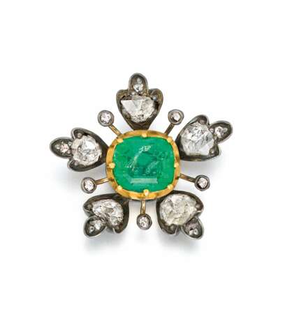 EMERALD-DIAMOND-PIN - photo 1