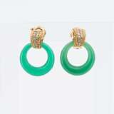 Van Cleef & Arpels. GEMSTONE-DIAMOND-EAR CLIP-ONS - фото 3