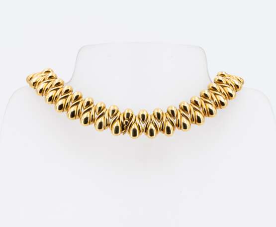 René Boivin. GOLD-SET: NECKLACE AND BRACELET - photo 3