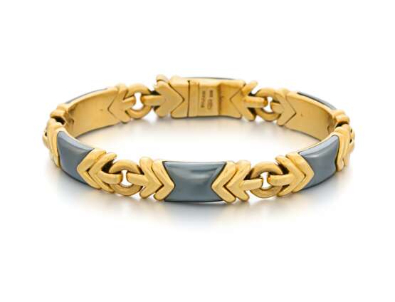 Bulgari. Hämatit-Gold-Armband - Foto 1