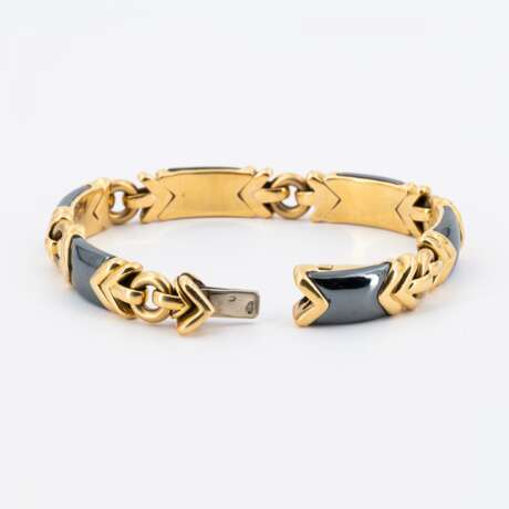 Bulgari. Hämatit-Gold-Armband - Foto 4