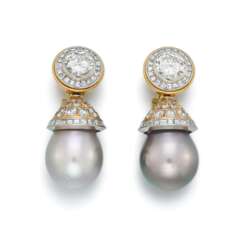 Hemmerle. DIAMOND-PEARL-EAR JEWELERY CLIP