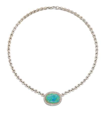 Hemmerle. OPAL-DIAMOND-NECKLACE - фото 1