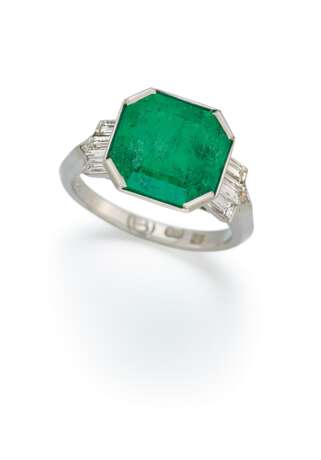 Baeder. COLOMBIAN-EMERALD-DIAMOND-RING - photo 1