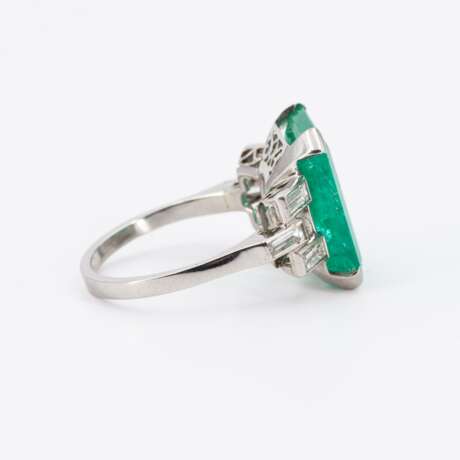 Smaragd-Diamant-Ring - Foto 4