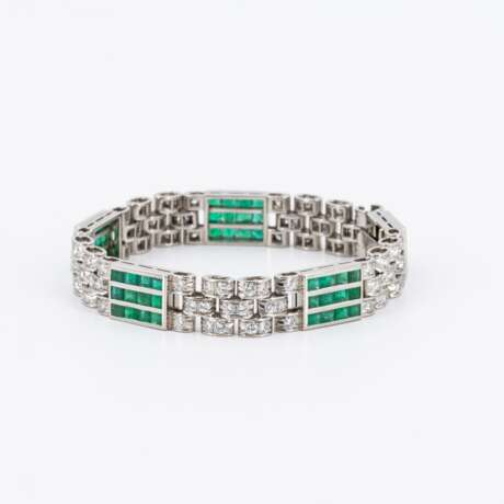 Smaragd-Diamant-Armband - Foto 2