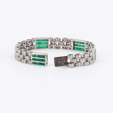 Smaragd-Diamant-Armband - Foto 3