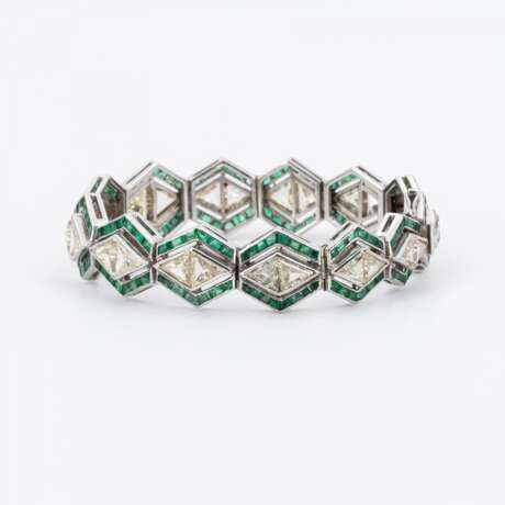 . EMERALD-DIAMOND-BRACELET - фото 3