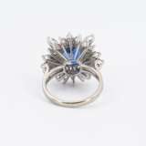 . SRI LANKA SAPPHIRE-DIAMOND-RING - photo 3