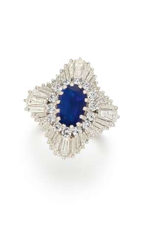 . SAPPHIRE-DIAMOND-RING - photo 1