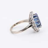 . SRI LANKA SAPPHIRE-DIAMOND-RING - photo 4