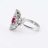 BURMA RUBY-DIAMOND-RING - photo 2