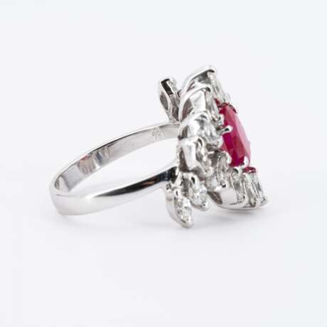 BURMA RUBY-DIAMOND-RING - photo 5