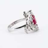 BURMA RUBY-DIAMOND-RING - photo 5