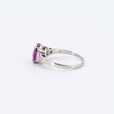 BURMA RUBY-DIAMOND-RING - photo 2