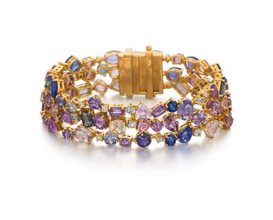 Saphir-Diamant-Armband - Foto 1