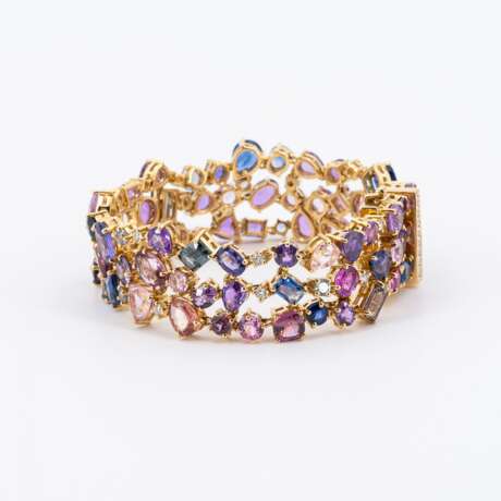 SAPPHIRE-DIAMOND-BRACELET - фото 2