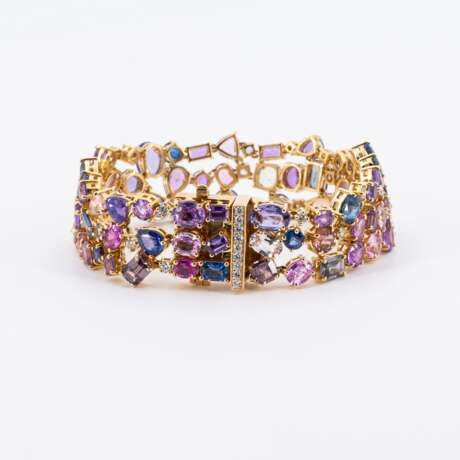 SAPPHIRE-DIAMOND-BRACELET - фото 3