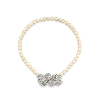 DIAMOND-PEARL-NECKLACE - photo 1